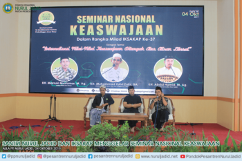 Santri Nurul Jadid dan IKSAKAP Menggelar Seminar Nasional Keaswajaan