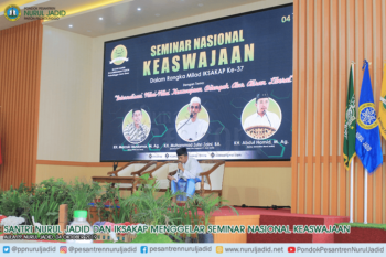 Santri Nurul Jadid dan IKSAKAP Menggelar Seminar Nasional Keaswajaan