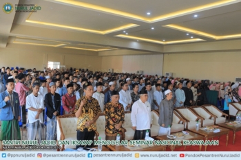 Santri Nurul Jadid dan IKSAKAP Menggelar Seminar Nasional Keaswajaan