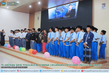 Pelantikan Raya Pengurus & Pembina Organisasi Program Unggulan SMA Nurul Jadid