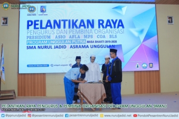 Pelantikan Raya Pengurus & Pembina Organisasi Program Unggulan SMA Nurul Jadid