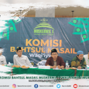 Komisi Bahtsul Masail Muskerwil I PWNU Jatim di PP. Nurul Jadid