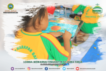 Lomba Mewarnai TIngkat TK se Jawa Timur