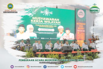 Pembukaan Muskerwil I PWNU Jatim di PP. Nurul Jadid