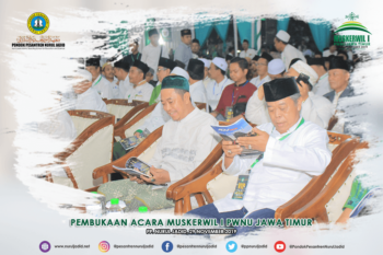 Pembukaan Muskerwil I PWNU Jatim di PP. Nurul Jadid