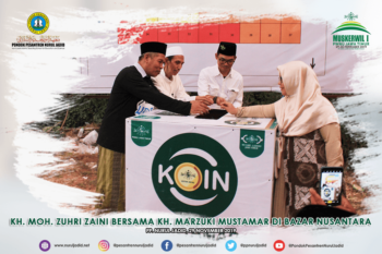 Pengasuh Bersama Ketua PWNU Jawa Timur Berkunjung ke Bazar Nusantara