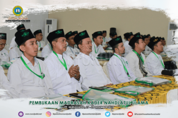 Pembukaan Madrasah Kader NU di PP. Nurul Jadid