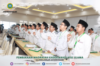 Pembukaan Madrasah Kader NU di PP. Nurul Jadid