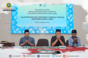 Kunjungan SMP Raden Paku Surabaya di PP. Nurul Jadid