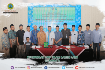 Kunjungan SMP Raden Paku Surabaya di PP. Nurul Jadid