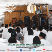 Shalat Gerhana Matahari di PP. Nurul Jadid