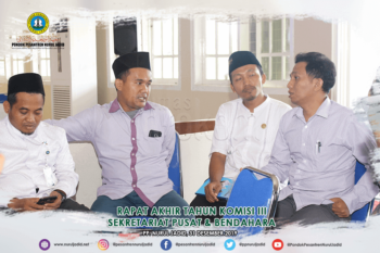 Rapat Akhir Tahun Komisi III, Sekretariat Pusat & Bendahara