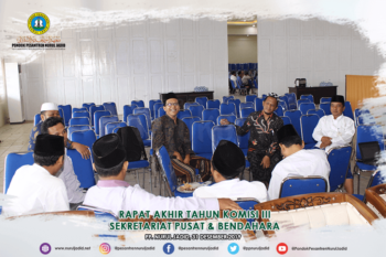Rapat Akhir Tahun Komisi III, Sekretariat Pusat & Bendahara