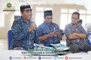 Rapat Akhir Tahun Komisi V, Biro Pendidikan & Satuan Pendidikan