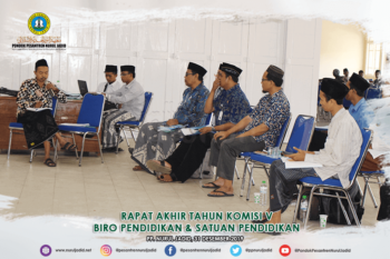 Rapat Akhir Tahun Komisi V, Biro Pendidikan & Satuan Pendidikan