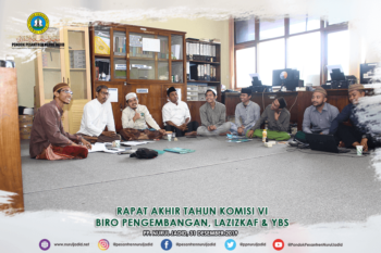 Rapat Akhir Tahun Komisi VI, Biro Pengembangan, Lazizkaf & YBS
