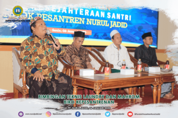Bimbingan teknis Laundry dan Mahrom Biro Kepesantrenan