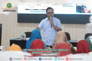 Pelatihan kewirausahaan bersama Unilever dan Bukalapak