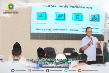 Pelatihan kewirausahaan bersama Unilever dan Bukalapak