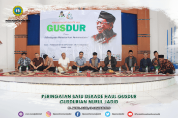 Peringatan 1 Dekade HAUL GusDur oleh GusDurian Nurul Jadid yang bertempat di Aula SMA Nurul Jadid