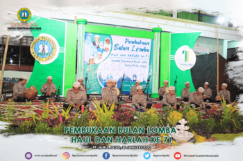 Pembukaan Bulan Lomba Haul dan Harlah PP. Nurul Jadid ke 71