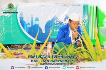 Pembukaan Bulan Lomba Haul dan Harlah PP. Nurul Jadid ke 71