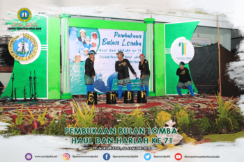 Pembukaan Bulan Lomba Haul dan Harlah PP. Nurul Jadid ke 71