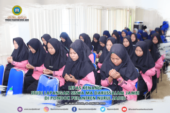 Lepas kenang studi lapangan siswi MA Darussalam di PP. Nurul Jadid