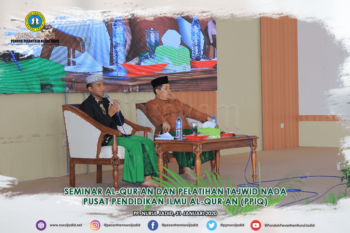Seminar Al-qur'an dan Pelatihan Tajwid Nada Pusat Pendidikan Ilmu Al-qur'an (PPIQ)