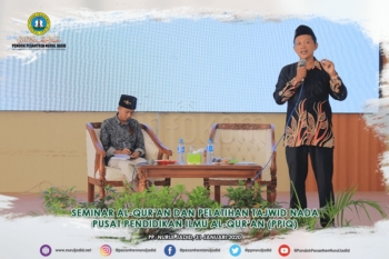Seminar Al-qur'an dan Pelatihan Tajwid Nada Pusat Pendidikan Ilmu Al-qur'an (PPIQ)