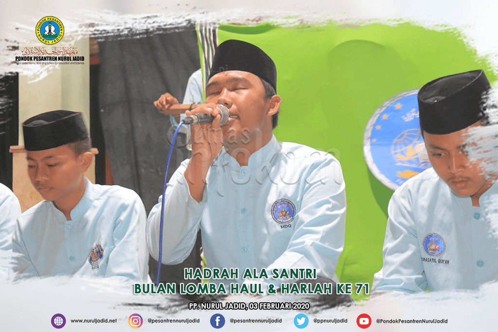 Galeri Foto Lomba Hadrah  Ala Santri pada Bulan Lomba HAUL 