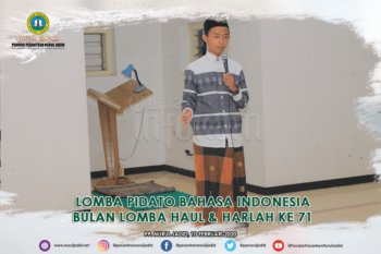 Lomba Bahasa Indonesia pada HAUL dan HARLAH ke 71