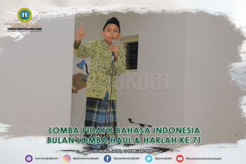 Lomba Bahasa Indonesia pada HAUL dan HARLAH ke 71