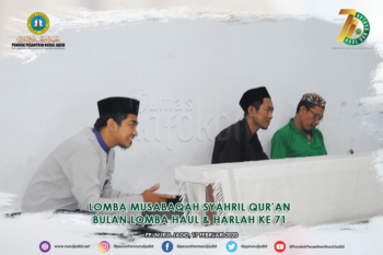 Lomba Musabaqah Syahril Qur'an pada HAUL dan HARLAH ke 71