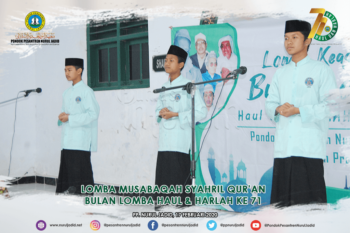 Lomba Musabaqah Syahril Qur'an pada HAUL dan HARLAH ke 71