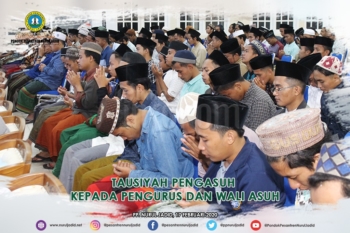 Tausiyah Pengasuh kepada seluruh Pengurus dan Wali Asuh