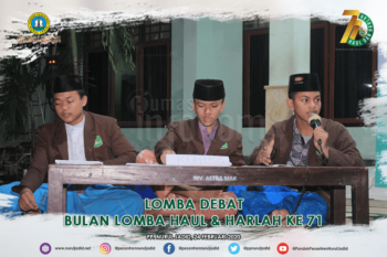 Lomba Debat pada HAUL dan HARLAH 71