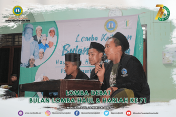 Lomba Debat pada HAUL dan HARLAH 71