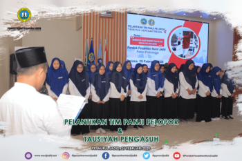 Pelantikan Panji Pelopor dan Tausiyah Pengasuh