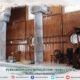 Potret perkembangan masjid jami' nurul jadid dari dalam