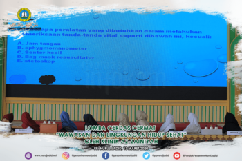 Lomba Cerdas Cermat Kesehatan oleh Klinik Az-zainiyah