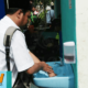 Untuk Mengikuti Haul Masyayikh Pengurus, Dosen dan Guru Wajib Cuci Tangan