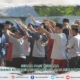 Senam Pagi Bersama oleh Bidang Koordinasi Olahraga dan Seni Santri (BKOSS)
