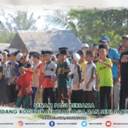 Senam Pagi Bersama oleh Bidang Koordinasi Olahraga dan Seni Santri (BKOSS)