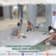 Pemasangan Granit Lantai di Teras Masjid Jami' Nurul Jadid