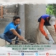 Pemasangan Granit Lantai di Teras Masjid Jami' Nurul Jadid