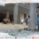 Pemasangan Granit Lantai di Teras Masjid Jami' Nurul Jadid