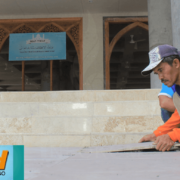 Pemasangan Keramik Granit, tambah Kesan Indah Masjid Jami'