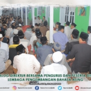 Dialog Direktur bersama Peserta Didik dan Pengurus Lembaga Pengembangan Bahasa Asing (LPBA)