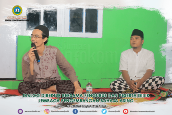 Dialog Direktur bersama Peserta Didik dan Pengurus Lembaga Pengembangan Bahasa Asing (LPBA)